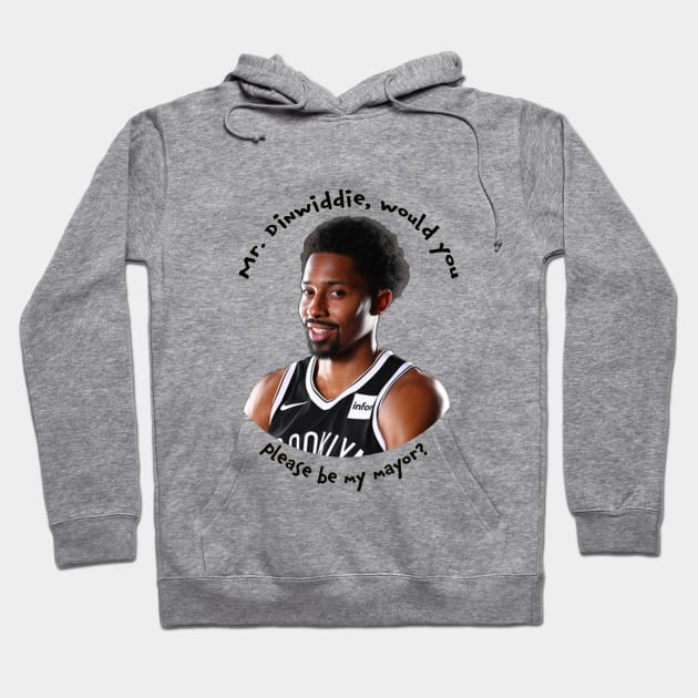 Mr. Dinwiddie Be My Mayor Hoodie by The Charity Stripe